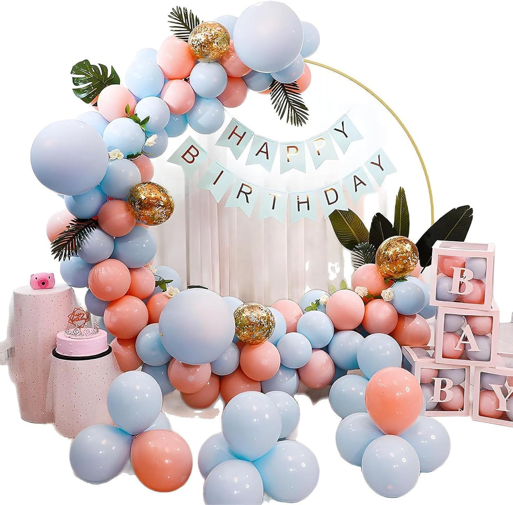 Round Backdrop Stand, 8FT Balloon Arch Stand, Gold Circle Arch for Party