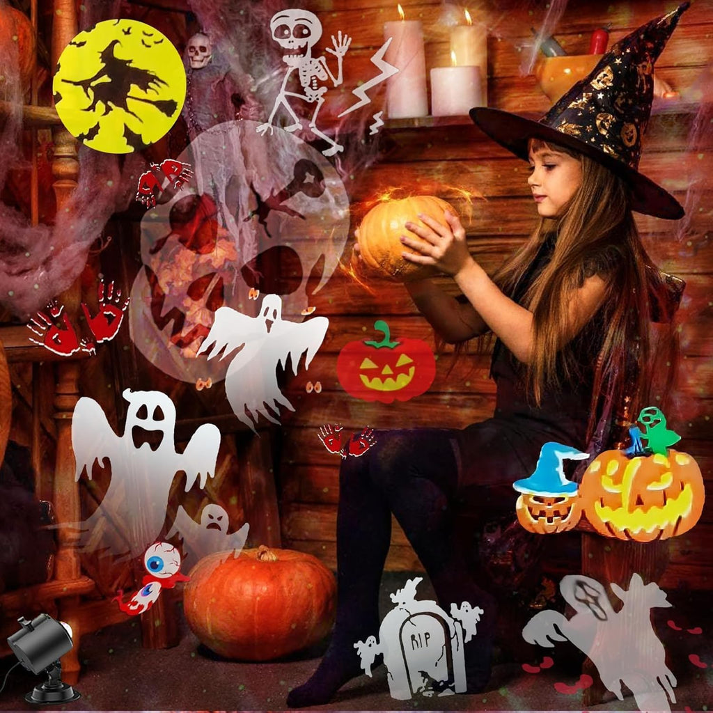 brighter halloween projector lights, 2026 upgraded halloween decorations on a desk or shelf