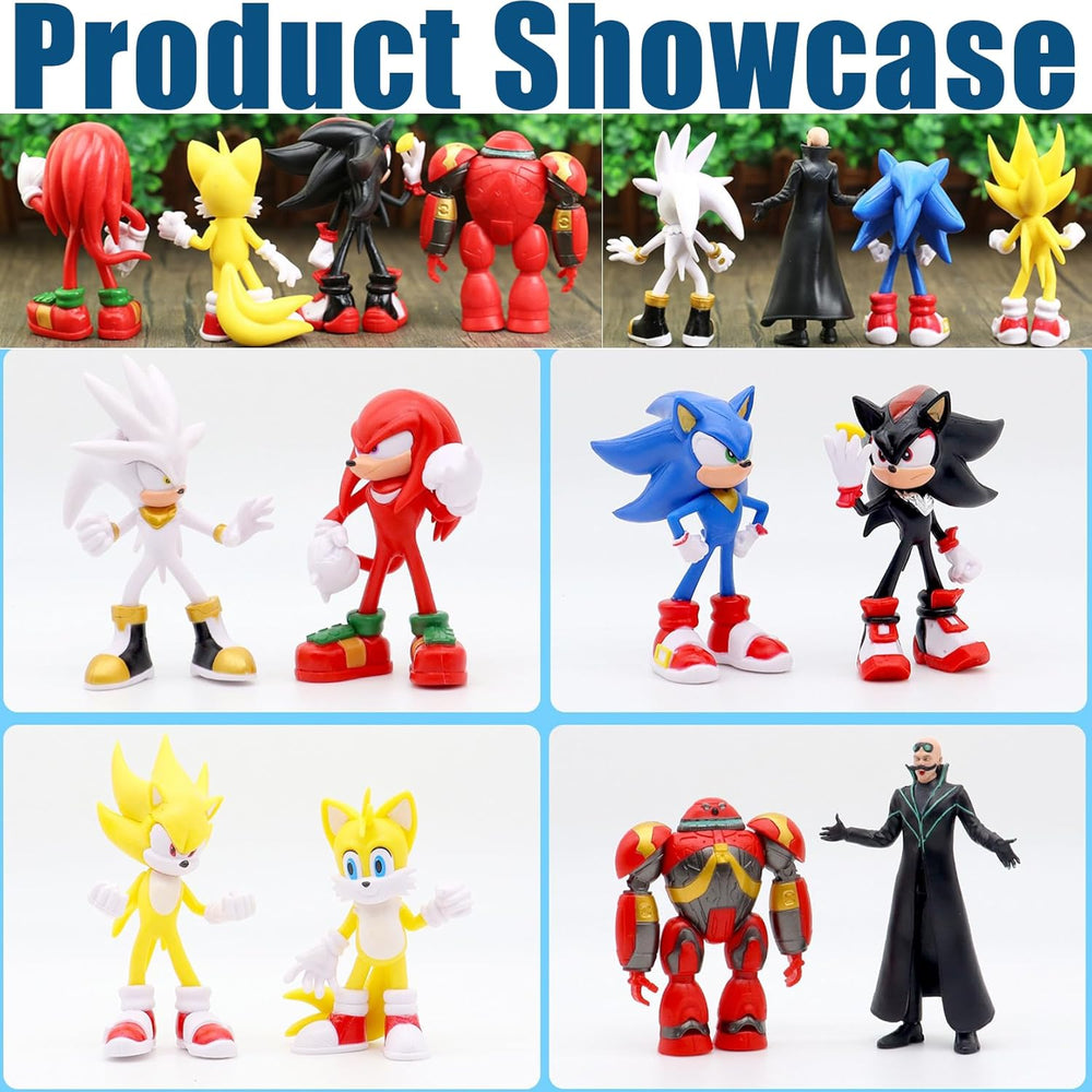 Hedgehog Action Figure, 6.5in Hedgehog Style Statue Handcrafted Collectible f...