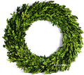 Boxwood Wreath Large 17 inch Preserved Nature Real Boxwood Wreath Home Decor Stay Fresh for Years Wreath for Christmas Thanksgiving Wedding Party Home Indoor Decor