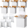 48 Sets 48 Sets Mug Boxes with Bubble Pouches, White