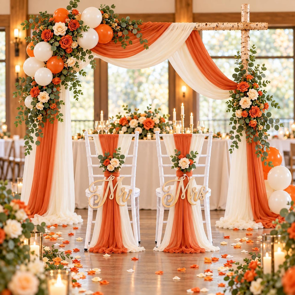 Cinrobiye 45PCS Terracotta Wedding Arch Decorations Kit, Fall Autumn Wedding ...