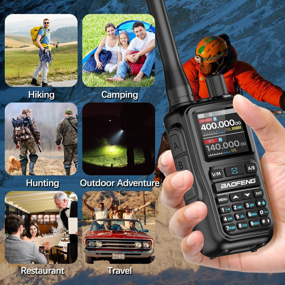 BAOFENG UV-5R MINI Ham Radio Handheld UV5R Long Range Walkie Talkies Recharge...