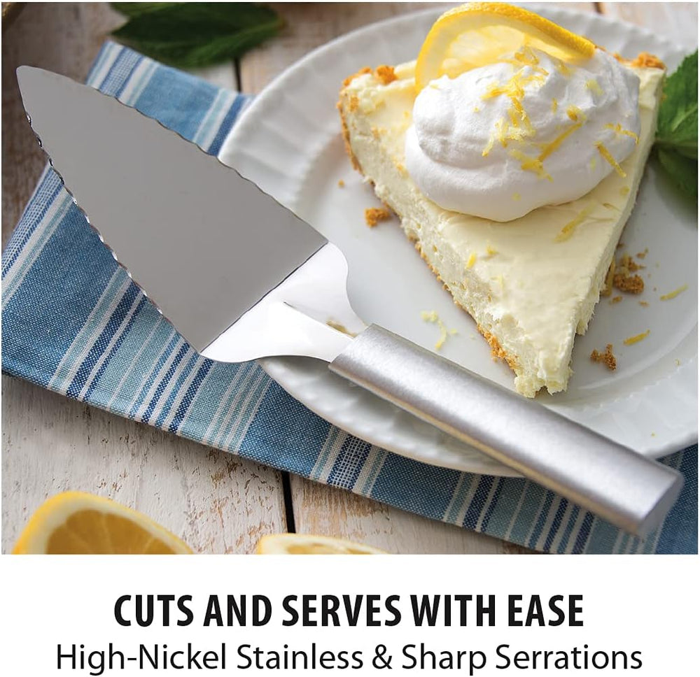 Rada Cutlery Serrated Pie Server (R120), Silver, Pack of 2