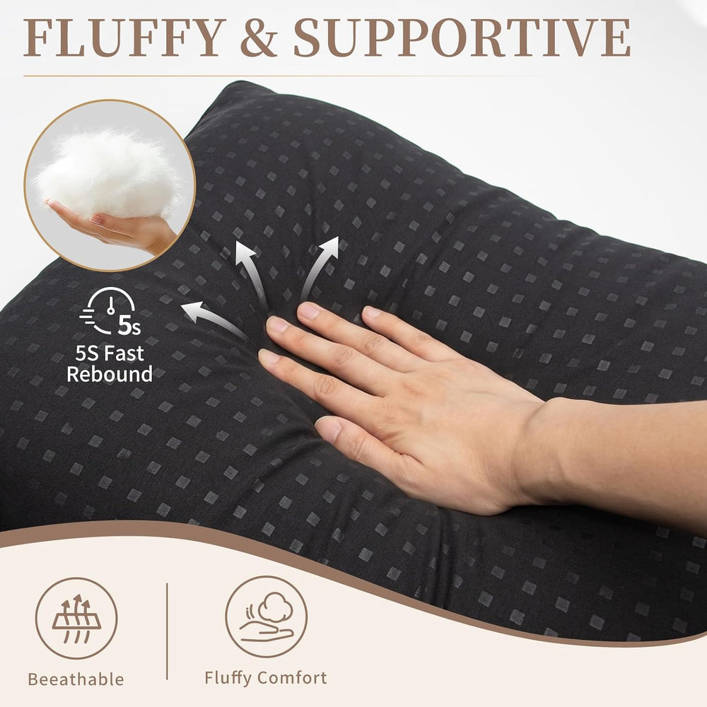 Bed Pillows for Sleeping Standard Size Set of 4, Luxury Hotel Quality Cooling...