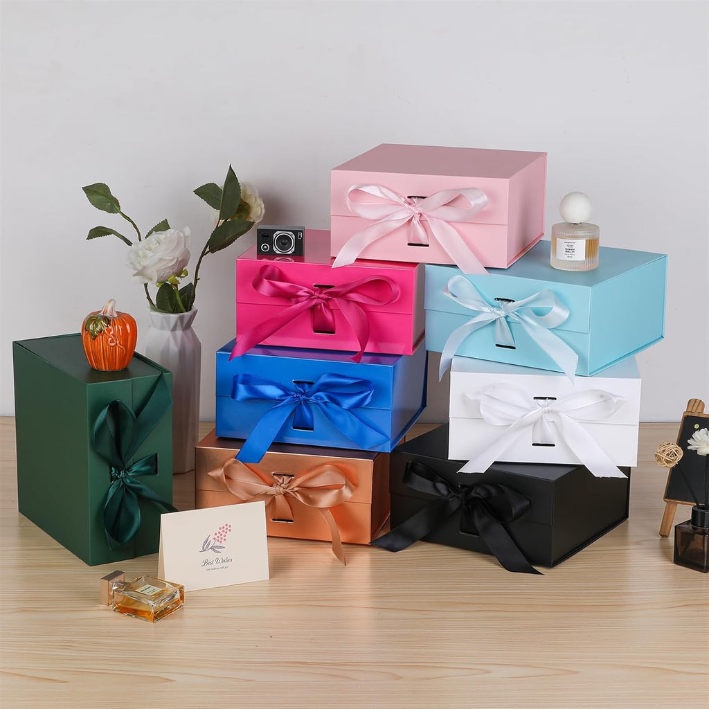 oemvalaty white gift box,18x18x6 inches gift boxes with on a desk or shelf