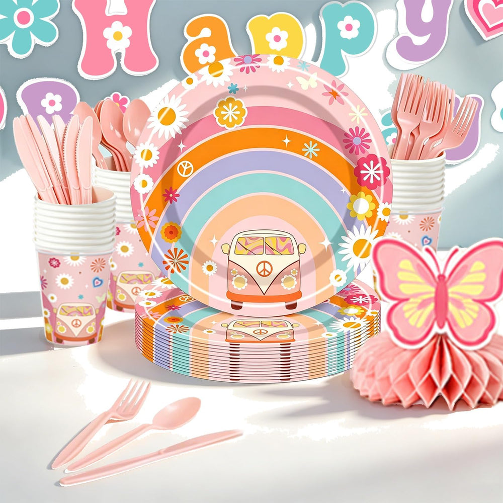 Two Groovy Birthday Decorations Balloon Garland Arch Kit 223pcs