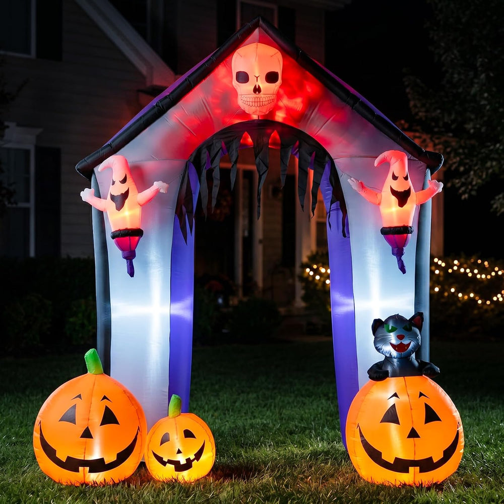 9FT Large-Size Pumpkin Arch Inflatable Decoration