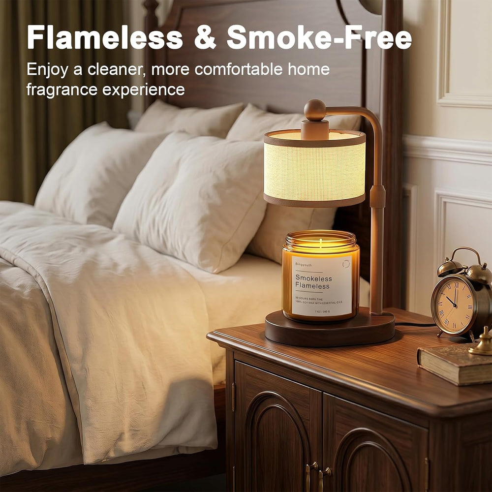 Candle Warmer Lamp with Timer, Modern Farmhouse Candle Warmer for jar Candles...