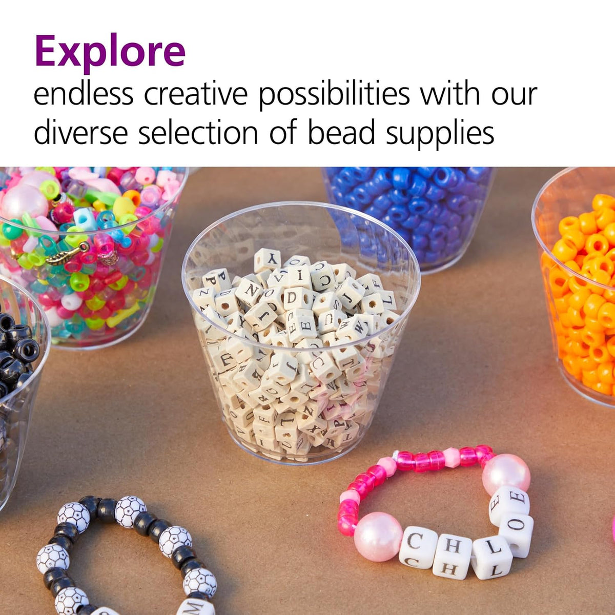 colorations ponymet metallic pony beads - 1 lb., package contents