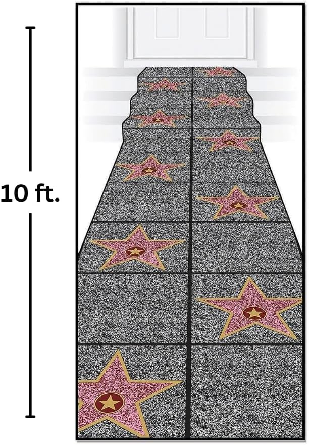 Hollywood Star Aisle Runner
