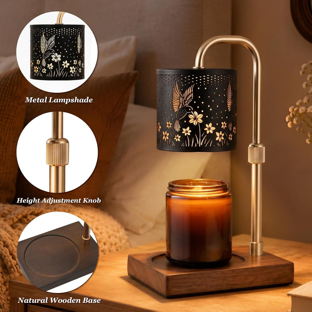 Hummingbird Candle Warmer Lamp with Timer Dimmer, Gifts for Mom