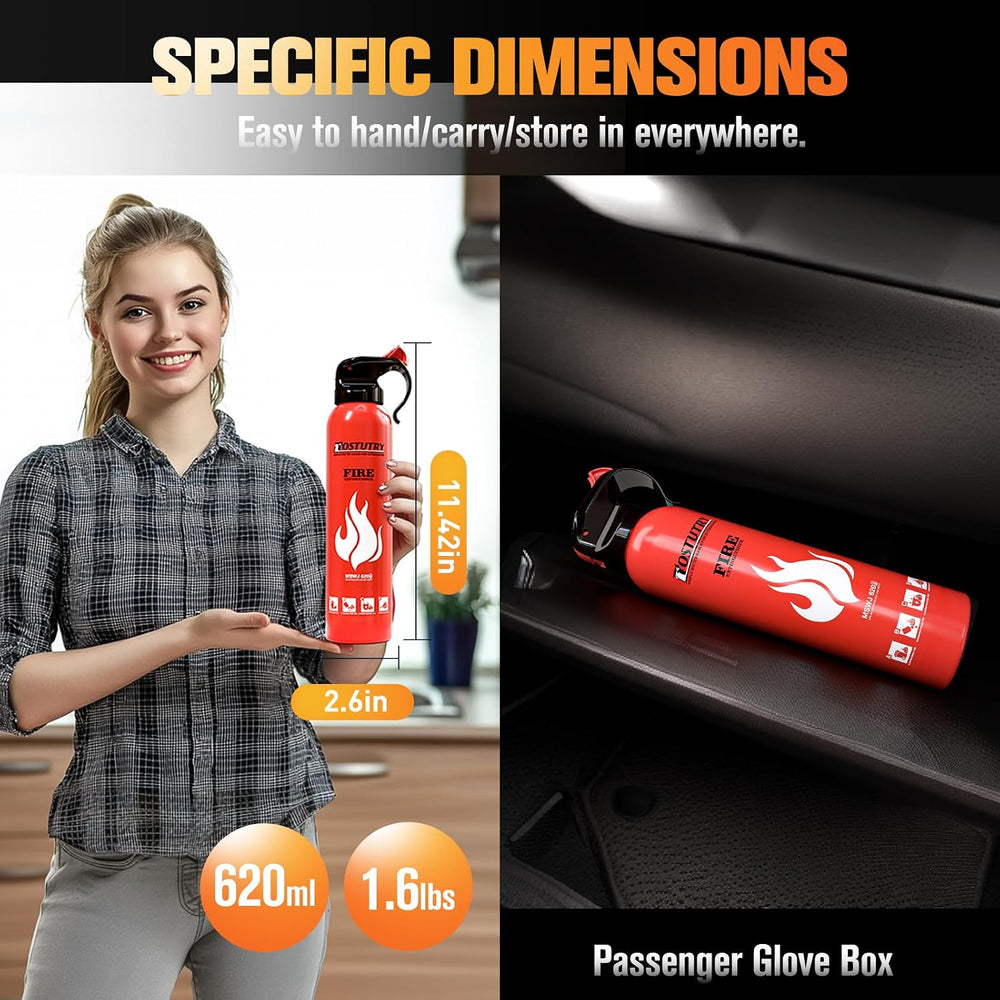 Upgraded 8-IN-1 Fire Extinguisher for Home Vehicle Car Kitchen Boat, Small Fi...