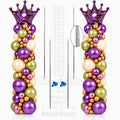 JOYYPOP 4 Pack Balloon Stands for Floor Adjustable Balloon Column Stand Kit