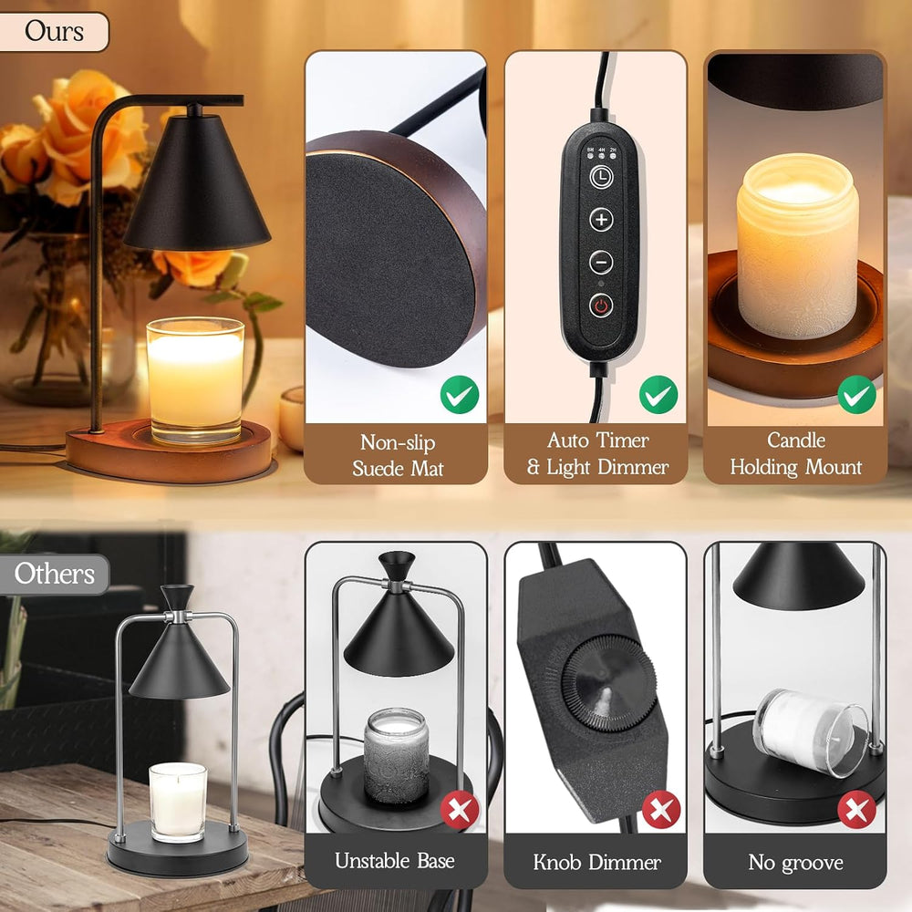Candle Warmer Lamp with Timer, Electric Wax Lamp Gifts Home Decor