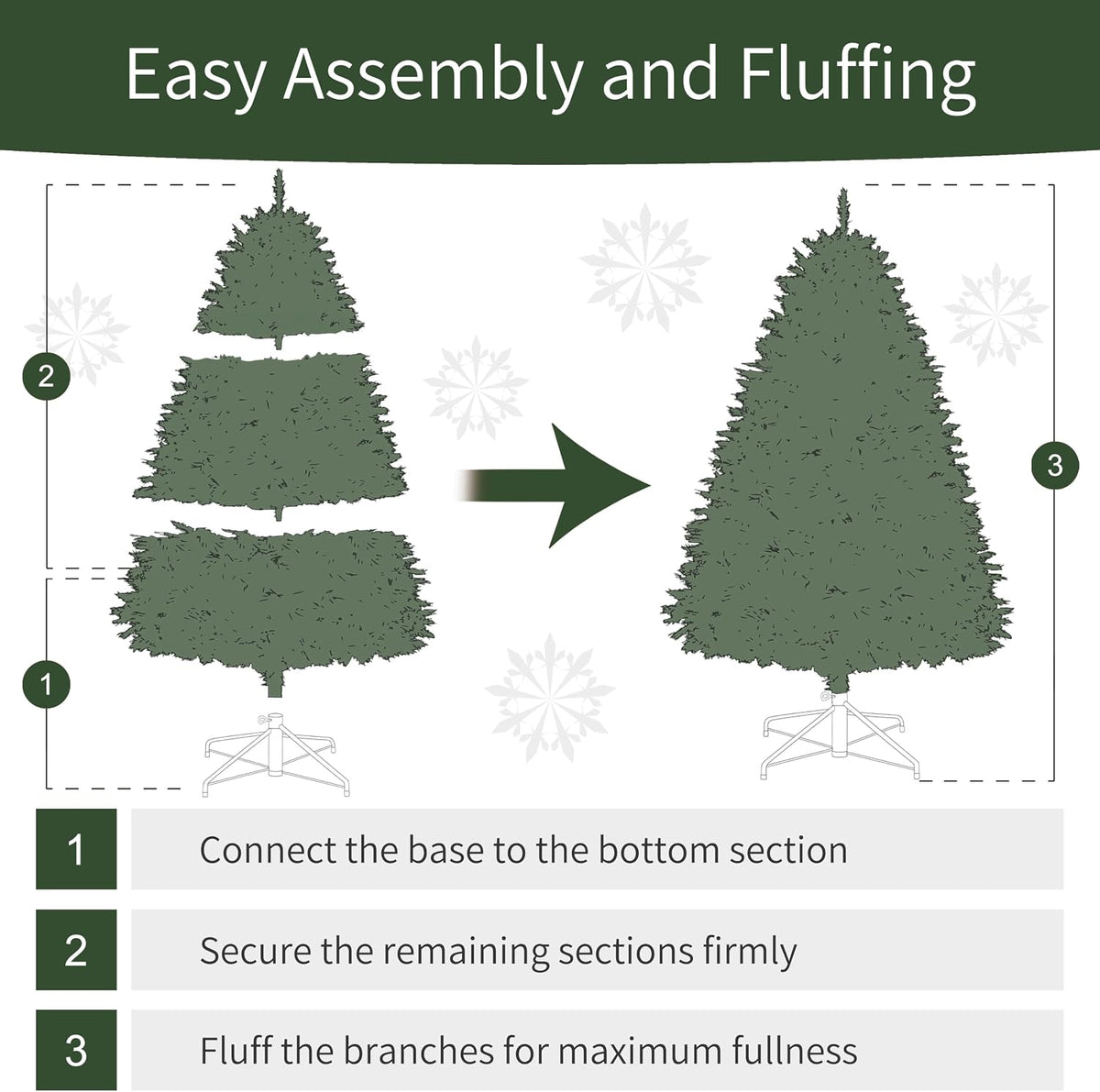 Puleo International 7.5ft Pre-Lit Fraser Fir Pencil Christmas Tree