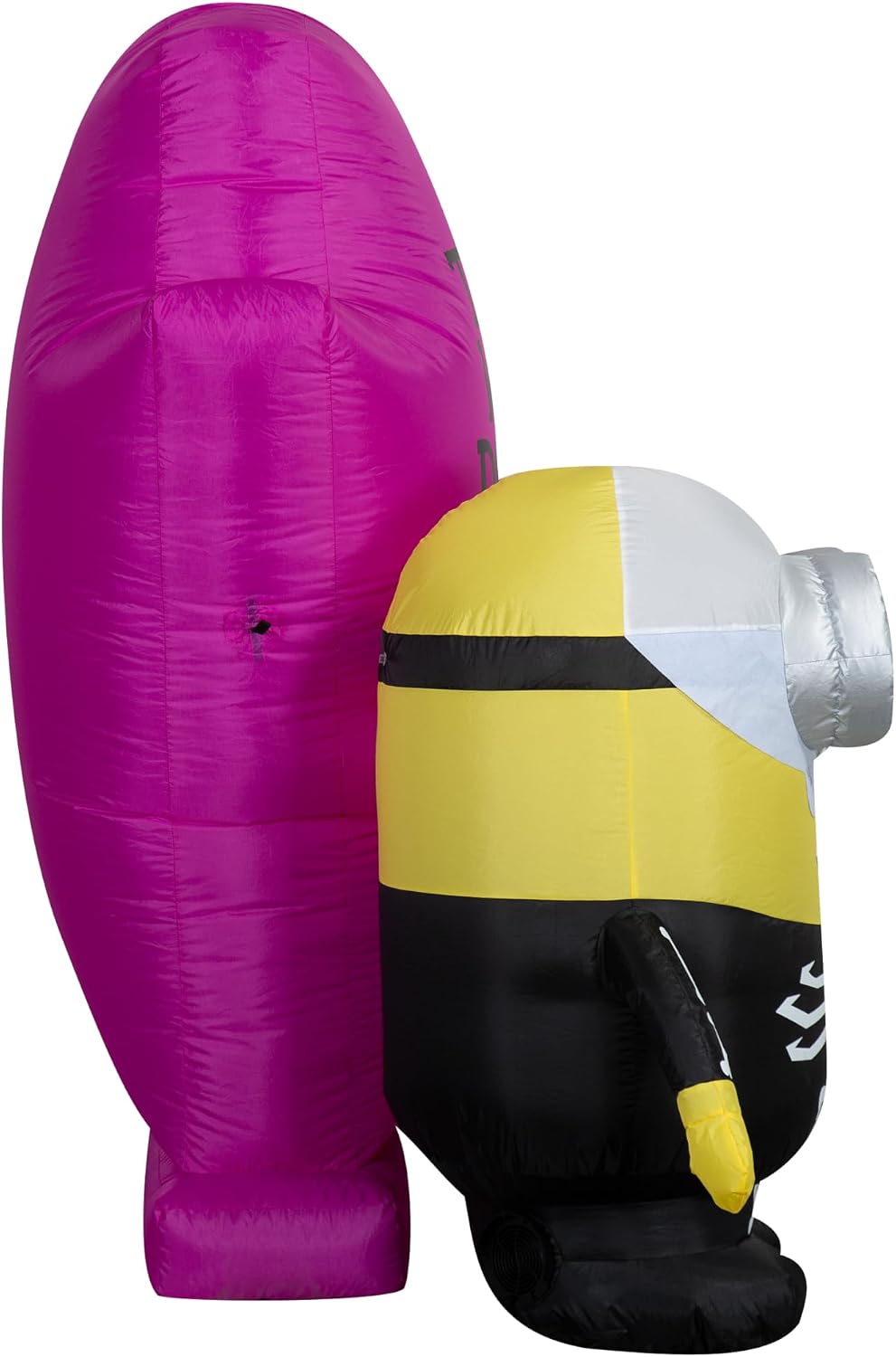 gemmy minions halloween inflatable scene, 5 ft tall, close-up detail