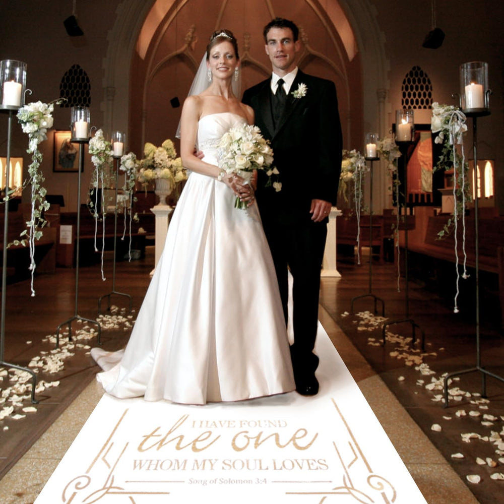 Thickened Aisle Runner, Gold, 3x100 Feet