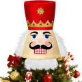CiyvoLyeen Red Nutcracker Christmas Tree Topper Nutcracker Tree Ornament