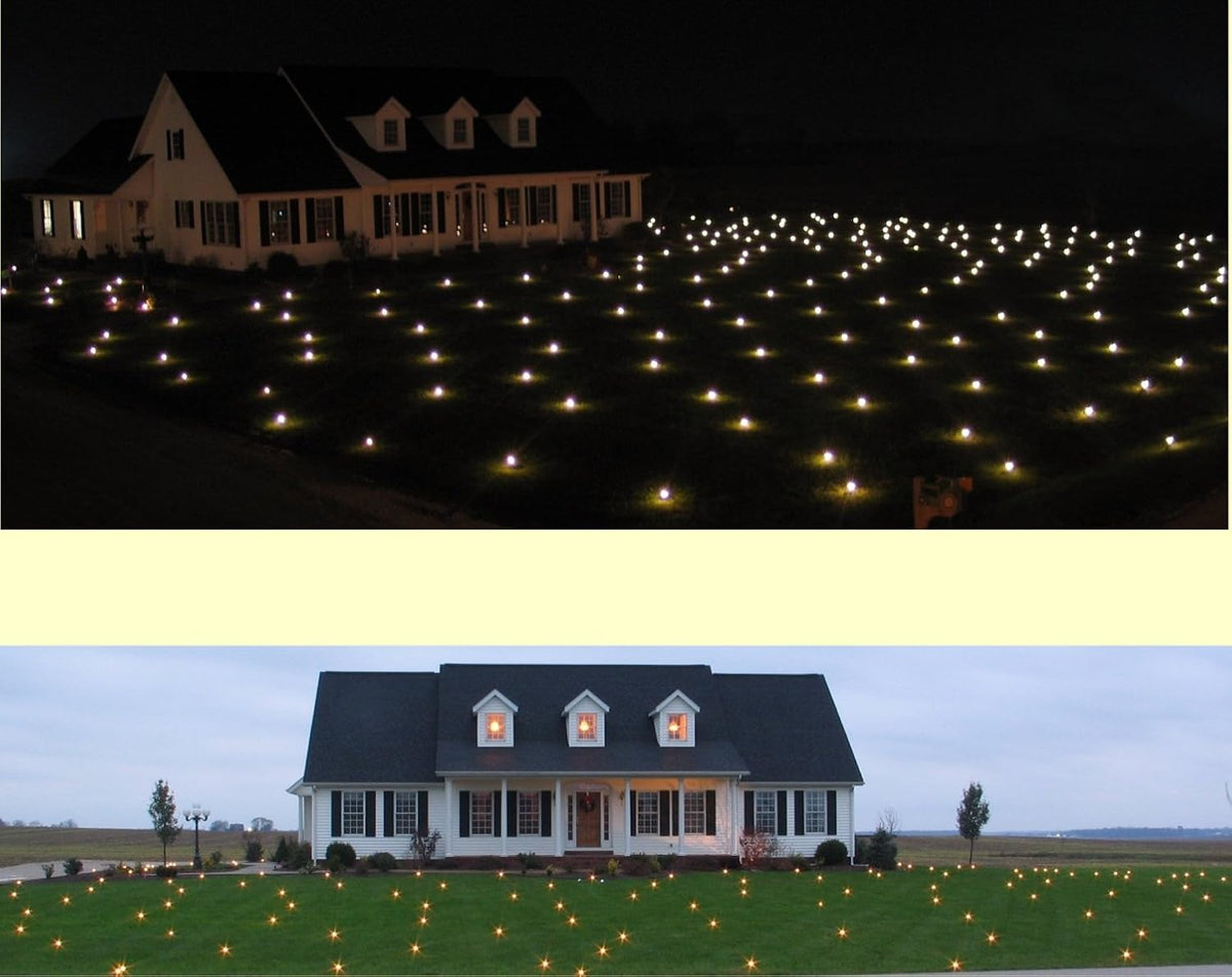 Lawn Lights Illuminated Outdoor Decoration, LED, Christmas, 36-08, Warm White
