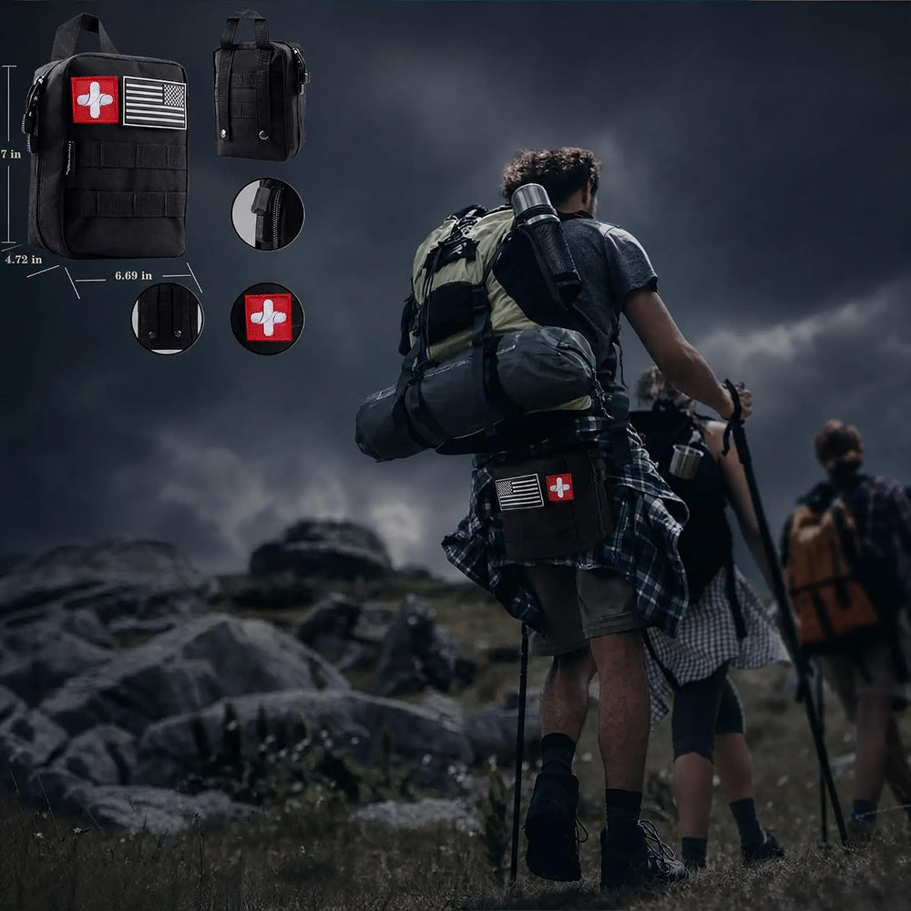 First Aid Kits with 36" Splint Israeli Bandage Tourniquet, 138PCS Trauma...