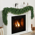 9FT Norfolk Pine Garland, Realistic Artificial Christmas Greenery Decor