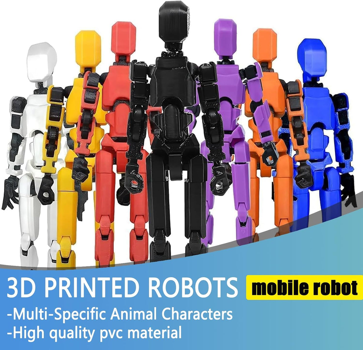 dummy robot 13 action figure, titan 13 action shown in use