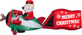 Gemmy 16 ft. Inflatable Airblown Santa on Airplane