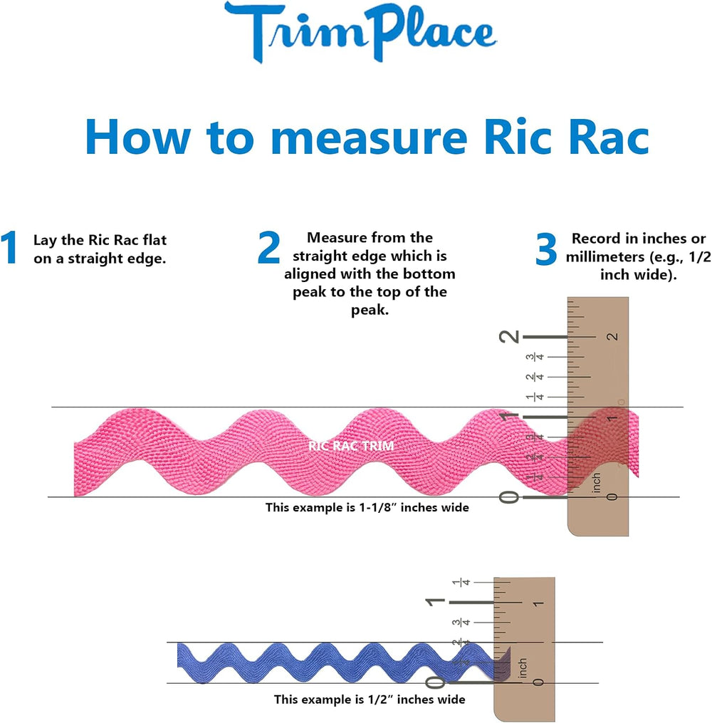 5/8" RIC Rac (Black, 30 Yards)