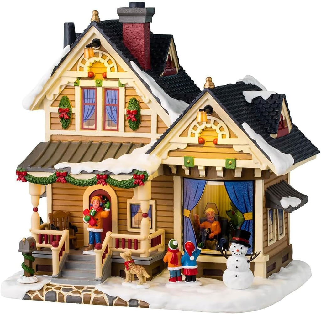Lemax Christmas Village Christmas Eve at Grandmas Battery Operated Led - 45221