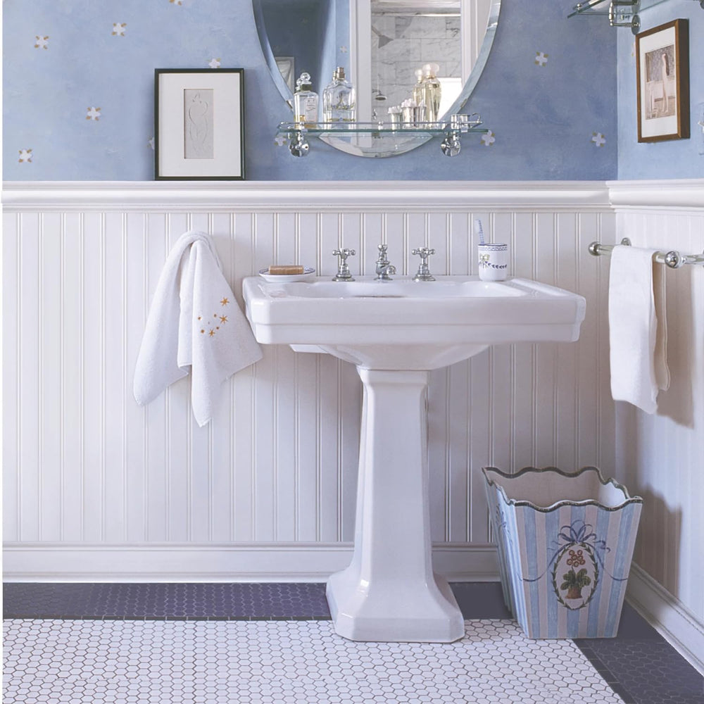 PVC Wall Panels 3 Ft, Reversible Beadboard & Shiplap Wainscoting, 6-Pc Kit