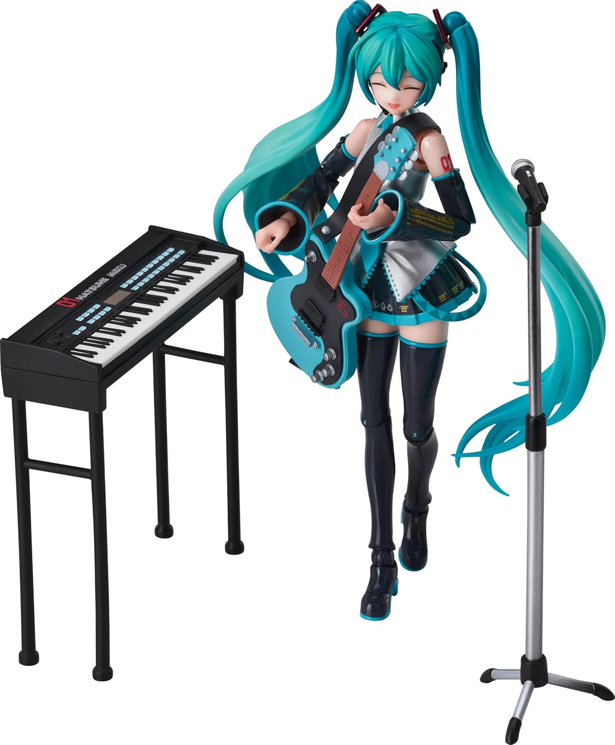 blokees fantastics series - hatsune miku official outfit, close-up detail