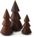 Nambé Acacia Tree Set – Handcarved Wooden Sculptures for Tabletop, Mantel, or Shelf Display, Elegant Designer Holiday Decor, Seasonal Christmas Accent for Home, Office, or Festive Entertaining