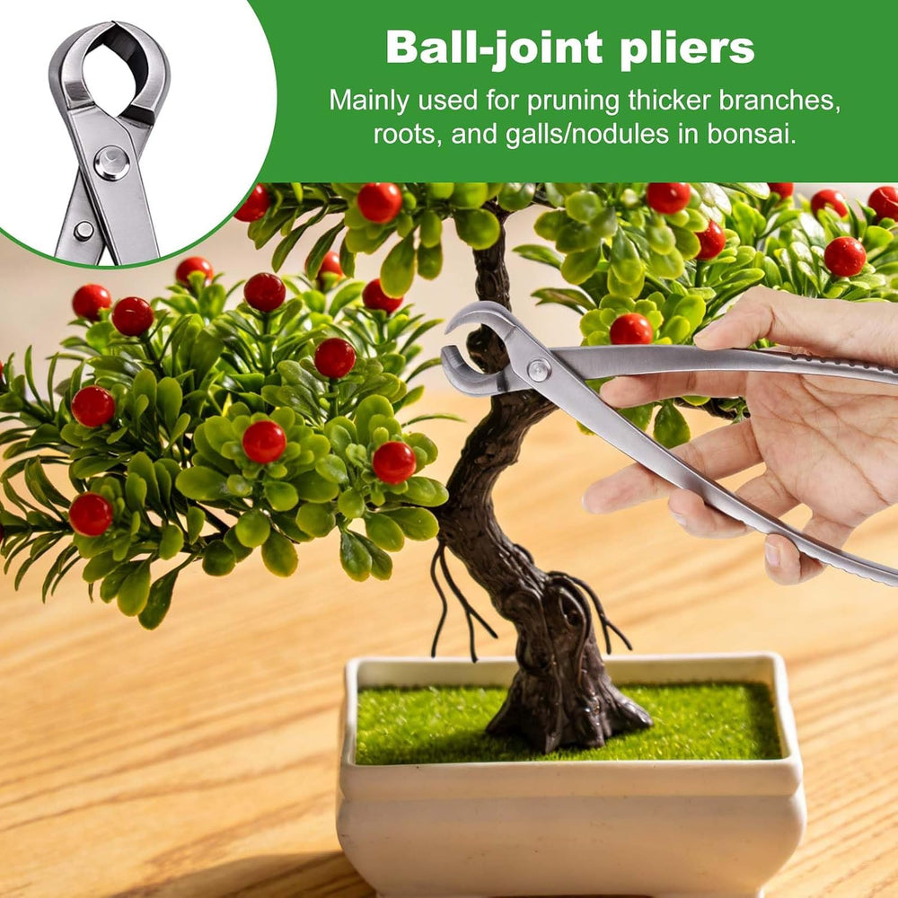 3pcs Bonsai Tool, Professional Stainless Steel Bonsai Trimming Kit with Knob ...