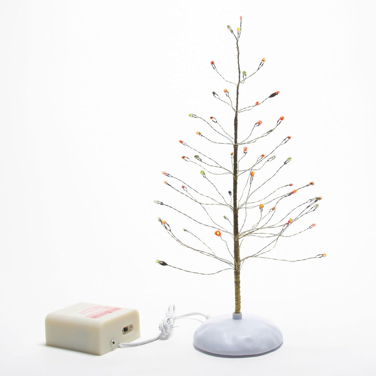 department 56 accessories for villages twinkle brite tree showing dimensions