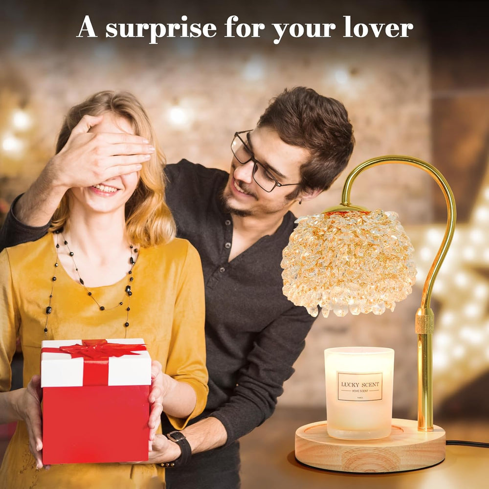 Hisummer Candle Warmer Lamp with Timer, Dimmable Candle Lamp Warmer with 312 ...