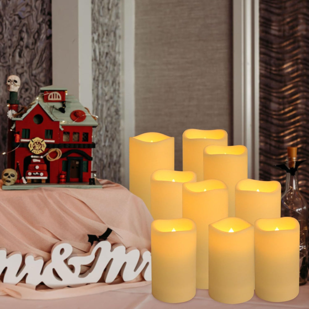 fclayvts 24-Pack LED Flameless Candles with Remote Control -Flickering Electr...