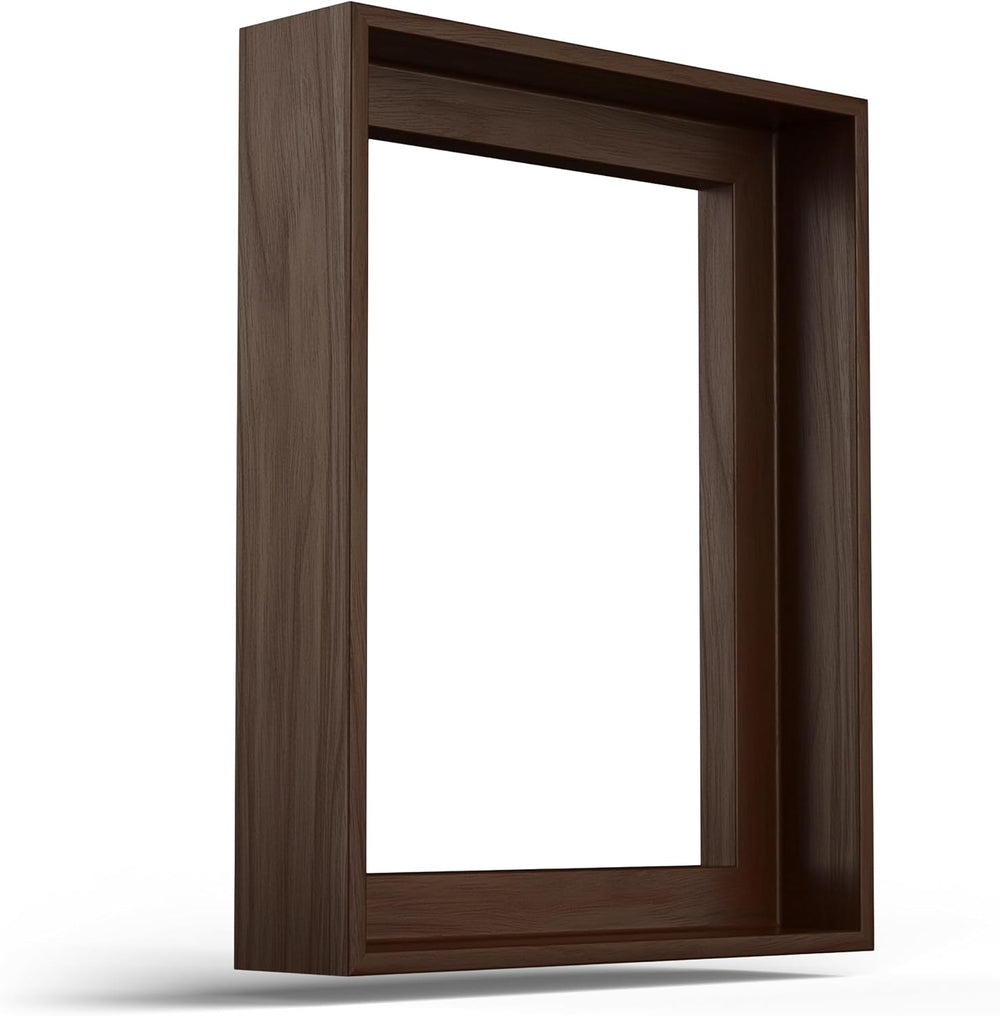 24x36 Inch Canvas Floater Frame for 1–1.25" Deep Canvas, Dark Brown