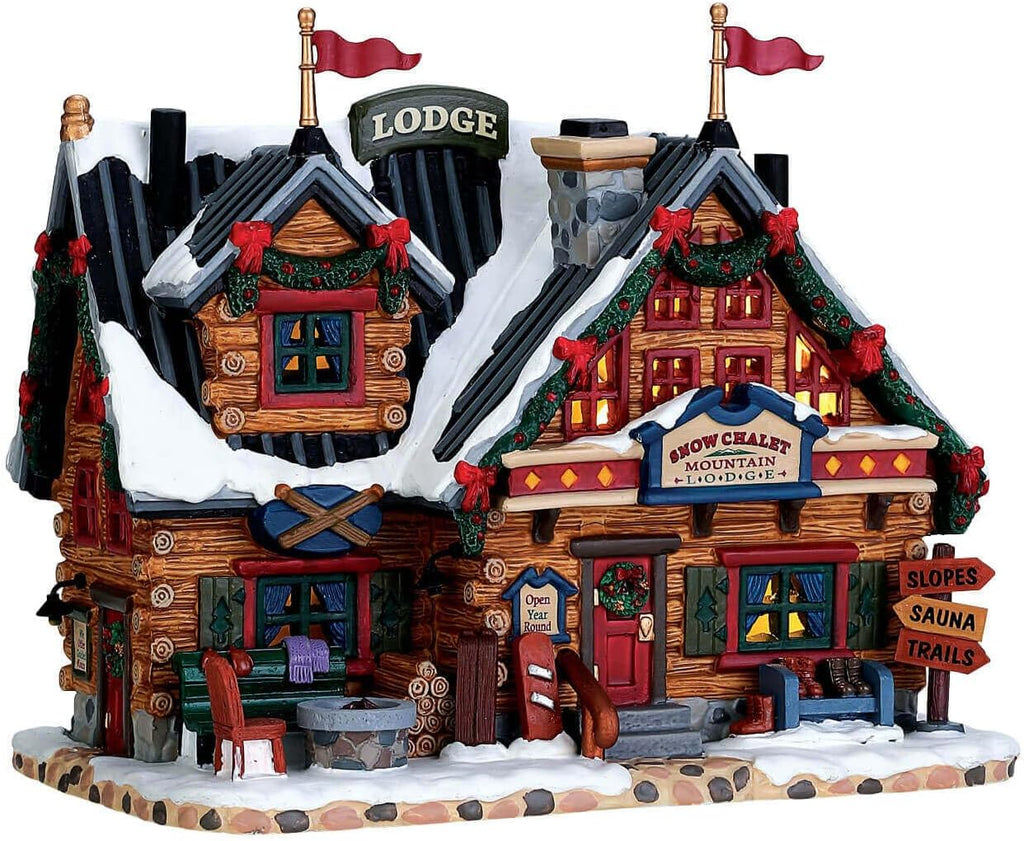 Lemax Vail Village Lighted Building: Apres-Ski Lodge, Porcelain