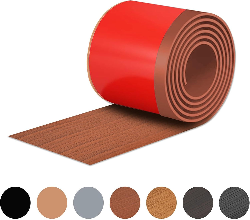 Red Teak Wall Molding Trim 3 Inch x 20 Feet, Wall Base Baseboard Molding Trim...