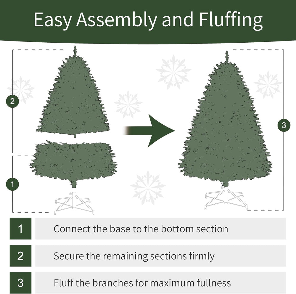 Puleo International 4.5ft Pre-Lit Aspen Fir Artificial Christmas Tree