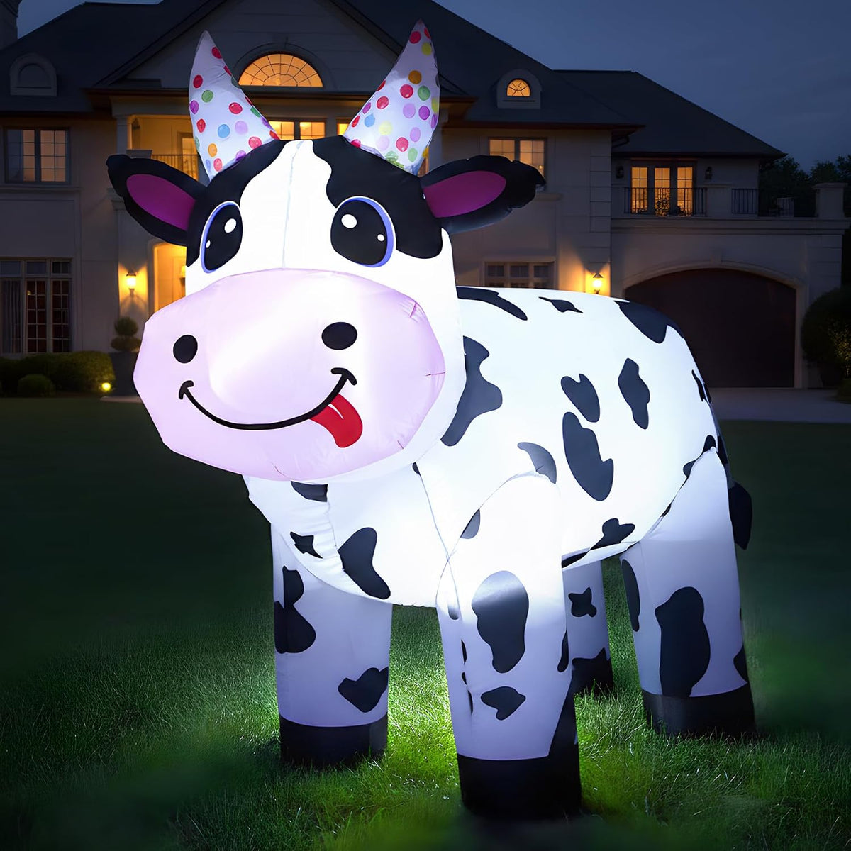 4ft christmas spring farm ranch inflatable cute farm shown in use