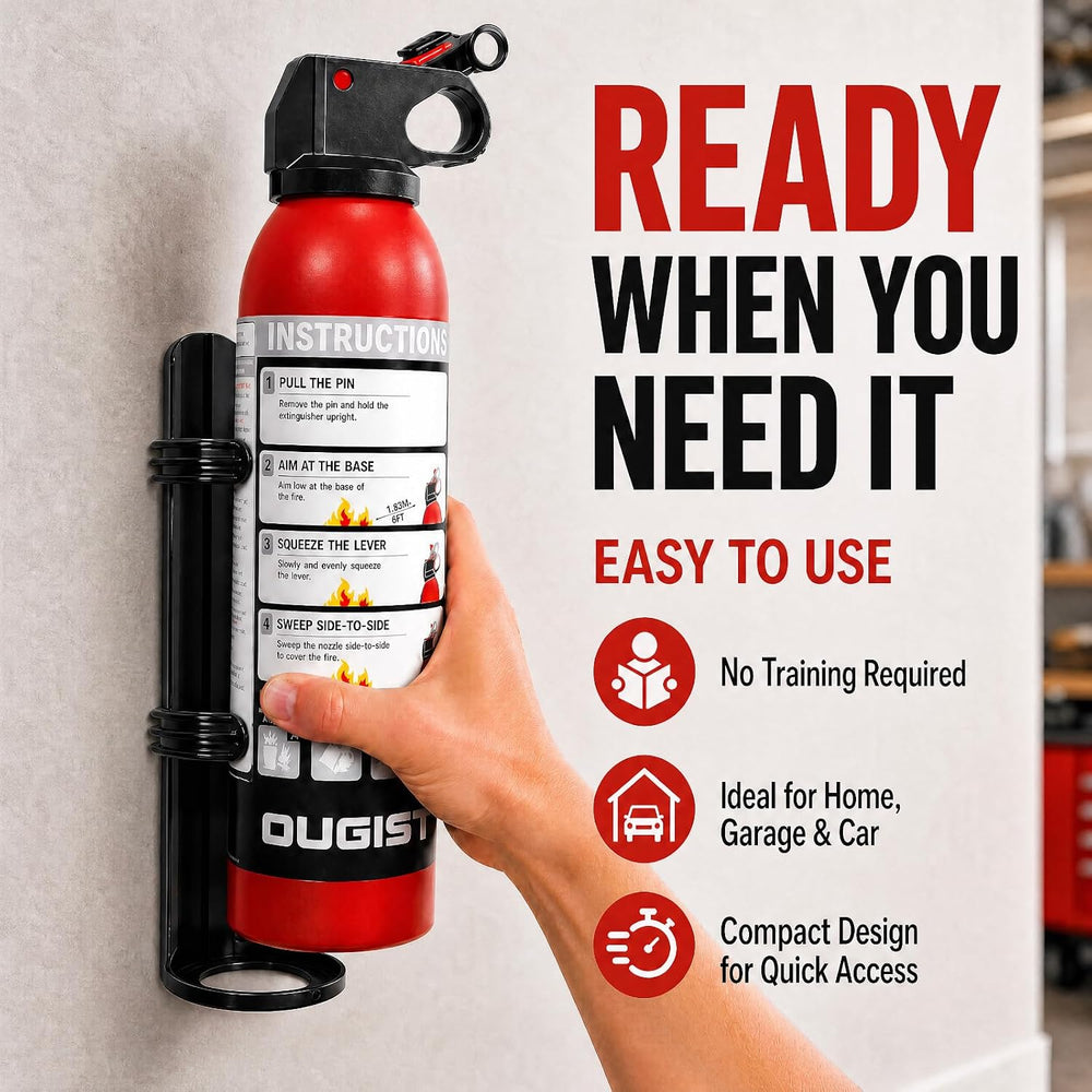 Small Fire Extinguisher for Home & Car – (6Pack, 1.32lb Each) Portable Dr...