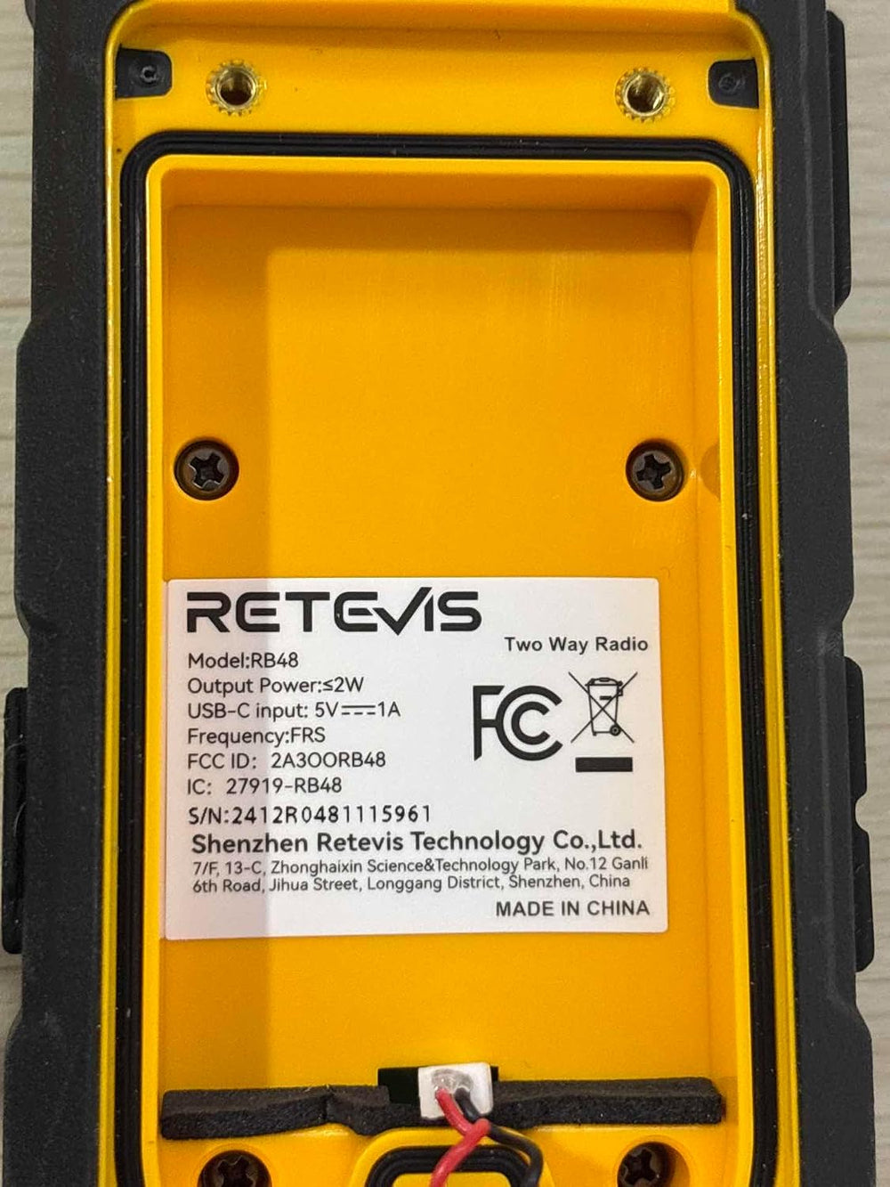 Retevis RB48 FRS Walkie Talkies Long Range,Mil-Standards 810H Two Way Radio