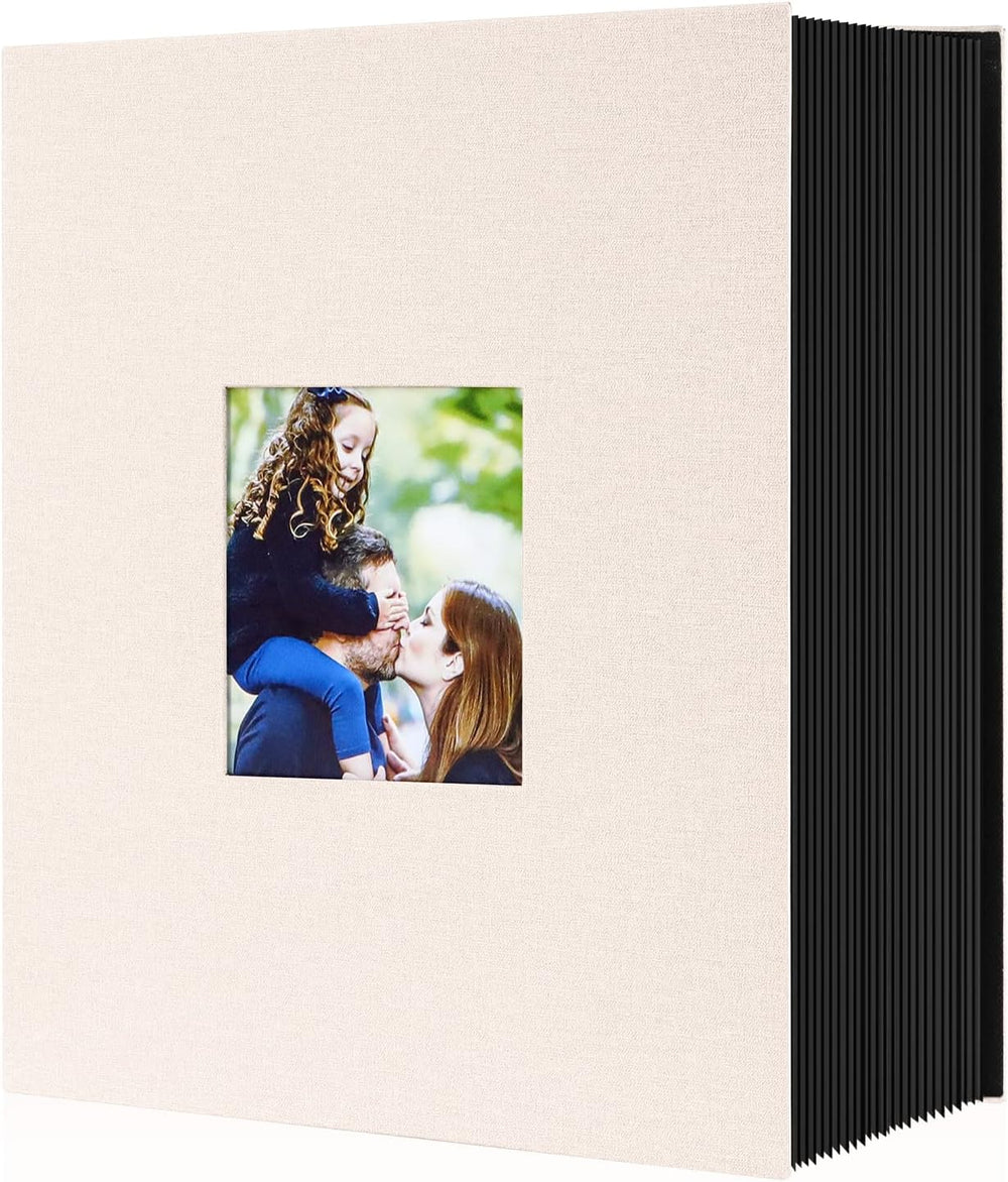 Ywlake Photo Album 4x6 1000 Vertical Pockets, Extra Large Capacity Linen Cove...