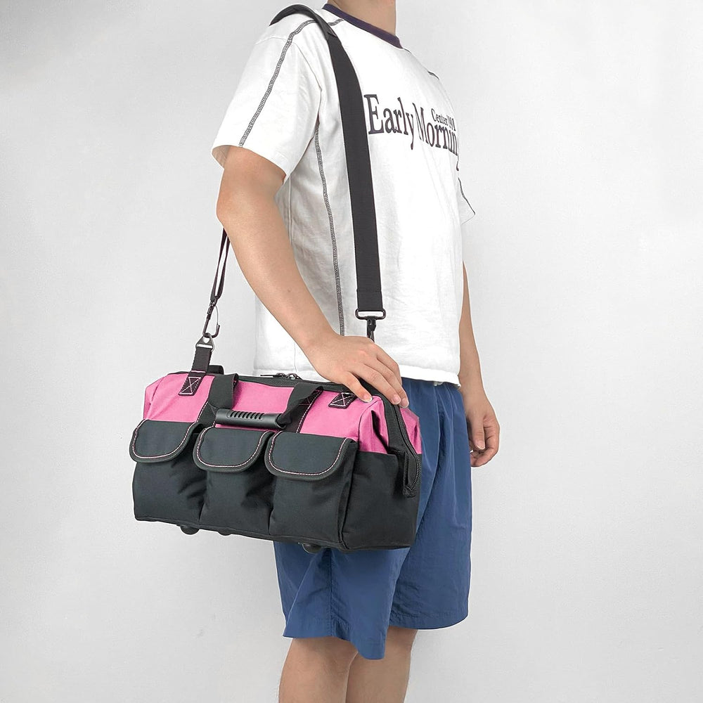 16-inch for women purple tool box Non-slip feet adjustable shoulder strap 14 ...