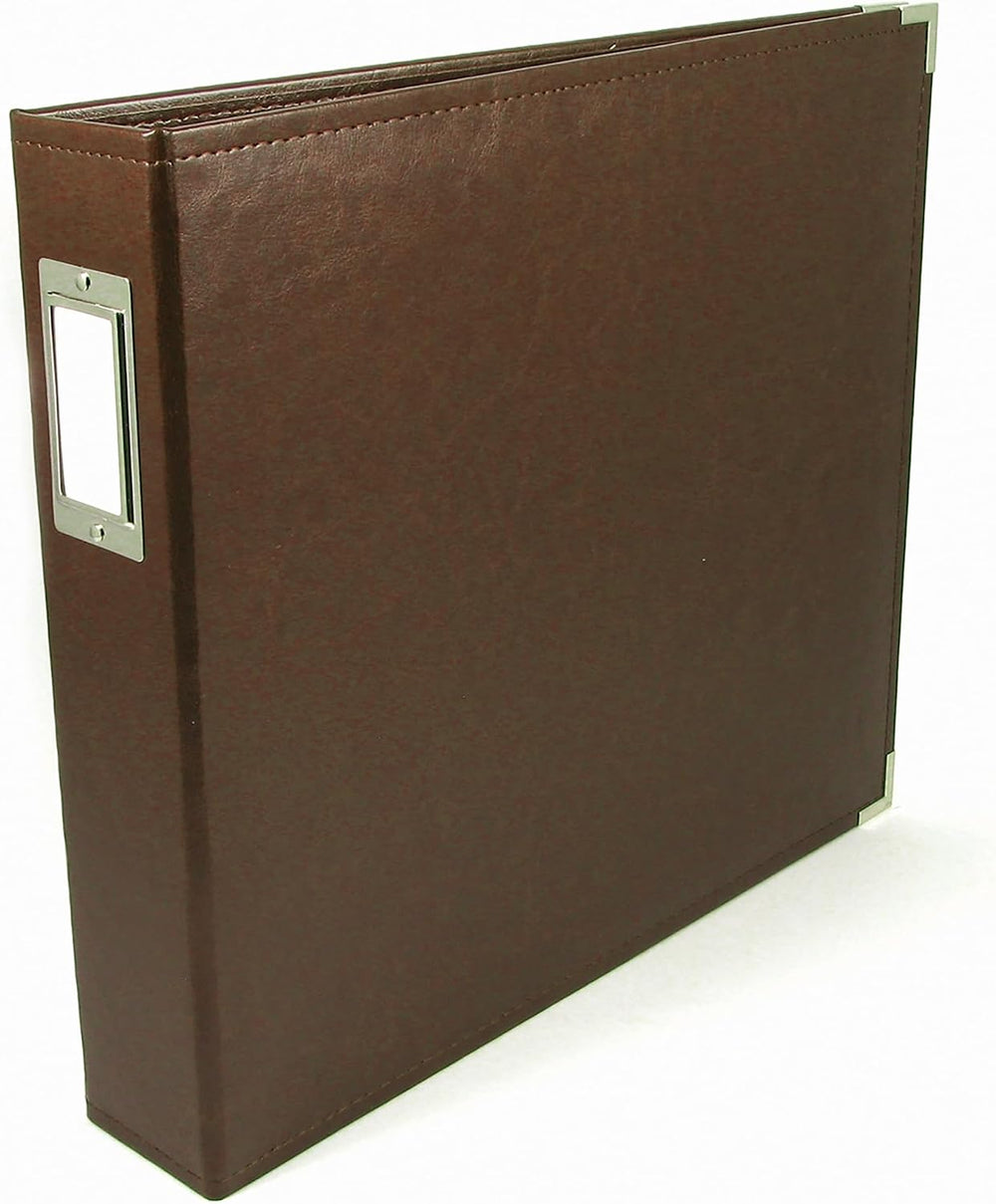 We R Memory Keepers 12x12 Photo Album - Faux Leather with 5 Page Protectors a...