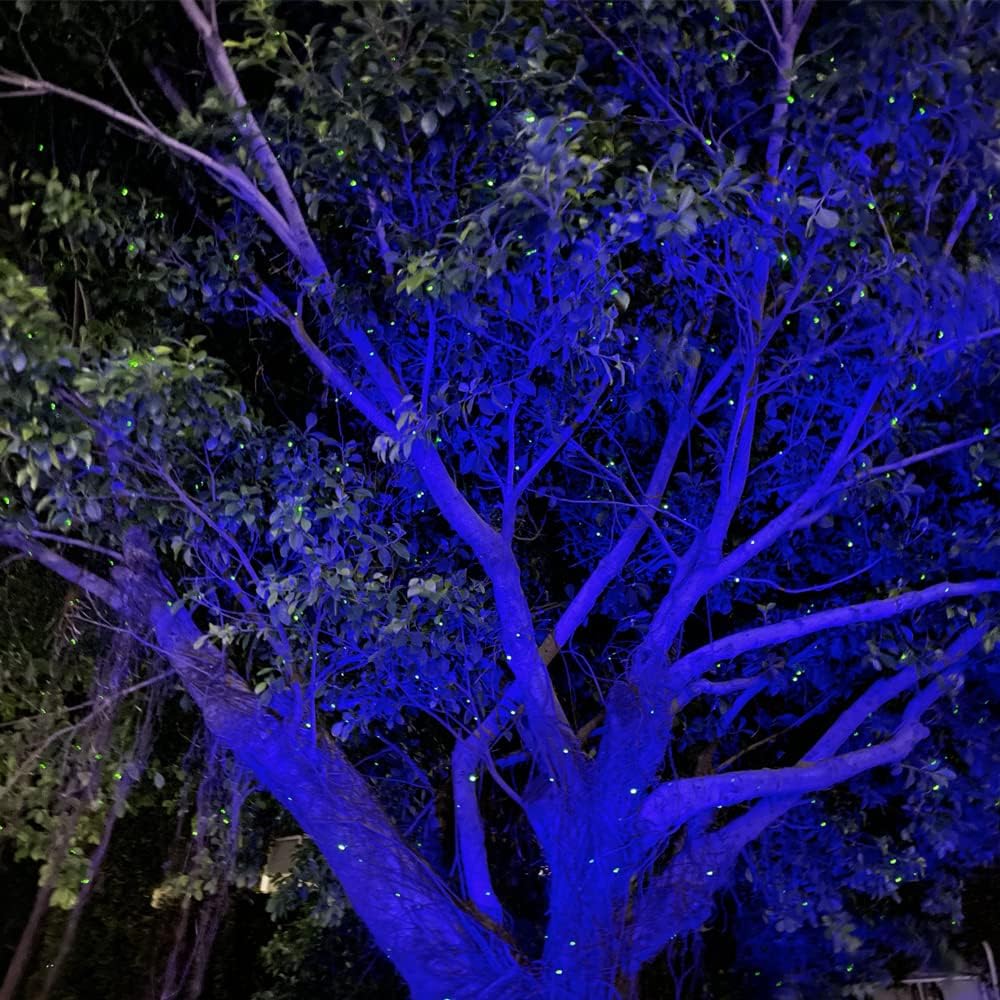 firefly garden lights star projector laser christmas lights, side view
