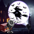 Halloween Projector Light with LED Film Slides, Witch