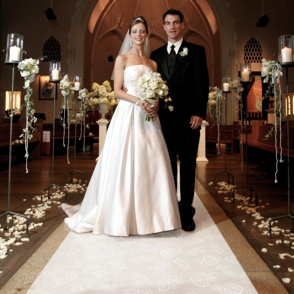 Aisle Runner for Wedding, Rose, 3x100 Feet, 50g